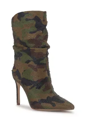Oilaya Camo Stiletto Boots by Jessica Simpson