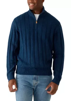 Donegal Rib 1/4 Zip Sweater