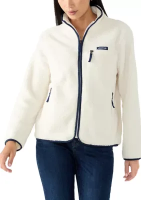 Sherpa Fleece Full-Zip Jacket by Lands' End