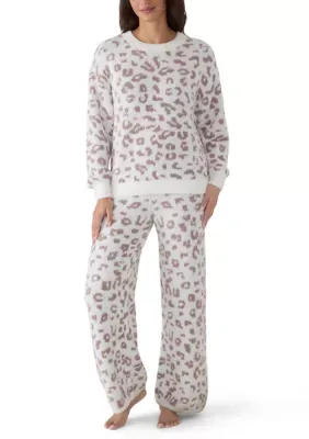 Cozy Teddy Striped Pajama Set