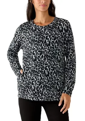 Long Sleeve Freeflow Print Sweatshirt by Kim Rogers