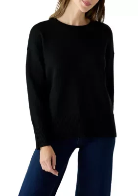 Crew Neck Tunic Sweater
