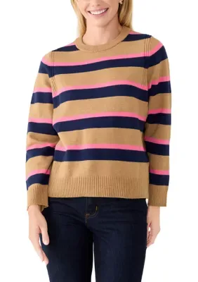 Striped Rib Sweater