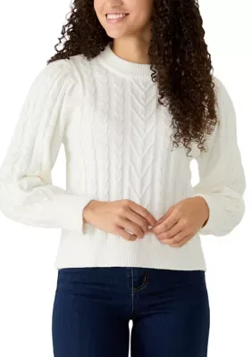 Cable Knit Sweater by Crown & Ivy