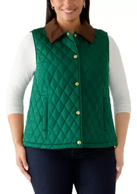 Quilted Vest by Crown & Ivy