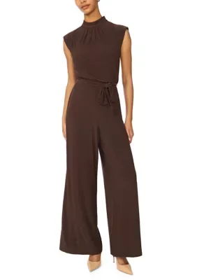 Cap Sleeve Mock Neck Jumpsuit by Vince Camuto