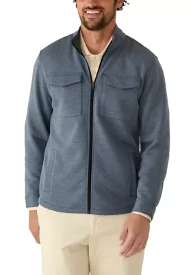 Chest Pocket Shacket by Collection by Michael Strahan