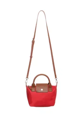 Nylon Key Item Top Handle Crossbody Bag by Kim Rogers