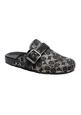 Archival Crystal Buckle Clogs by Coach