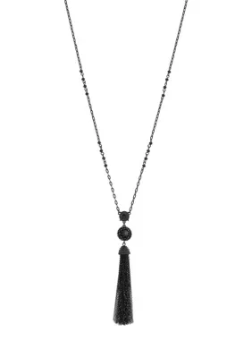 Long Tassel Necklace, 32 In by Evie & Emma