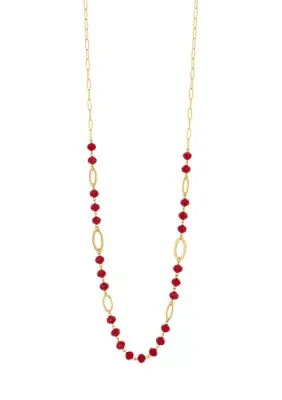 Long Station Necklace, 34 In by Evie & Emma