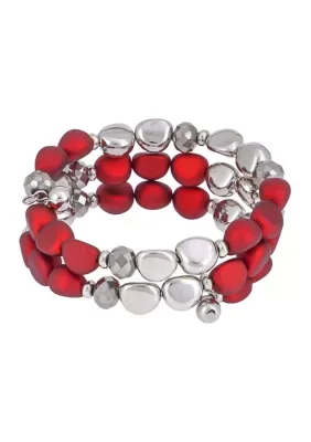 Beaded Coil Bracelet, 6 In by Ruby Rd