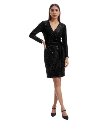 Missy Classic Faux Wrap by Anne Klein