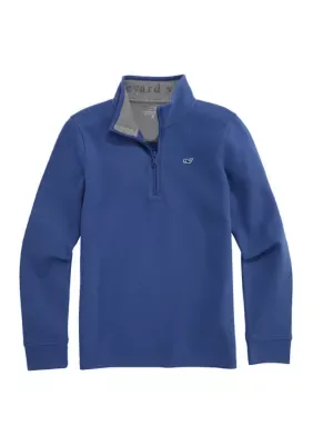 Solid Saltwater Quarter-Zip by Vineyard Vines