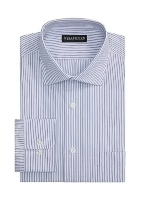 Stretch Comfort Quick Dry Regular Fit Dress Shirt by Collection by Michael Strahan