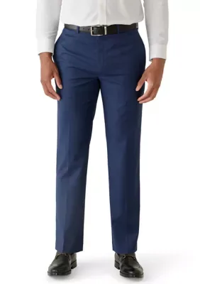 Classic Fit Crosshatch Trousers by Michael Kors