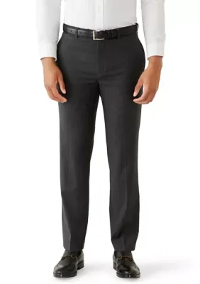 Classic Fit Crosshatch Pants by Michael Kors