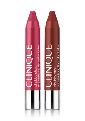 Chubby Stick Moisturizing Lip Color Balm Duo by Clinique