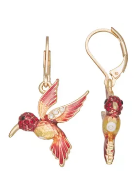 Hummingbird Drop Earrings by Napier