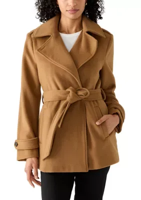 Michael Michael Kors Short Belted Coat by Michael Kors