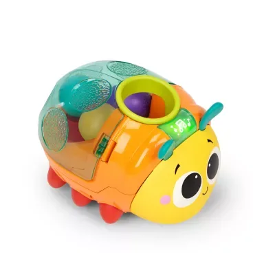 Spin N Chase Bug Ball Popper Toy with Lights & Music, 6M+ by Bright Starts