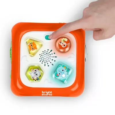 Wild Sides Activity Cube, Baby Activity Toy with Lights & 45+ Songs & Phrases, 3M+ by Bright Starts