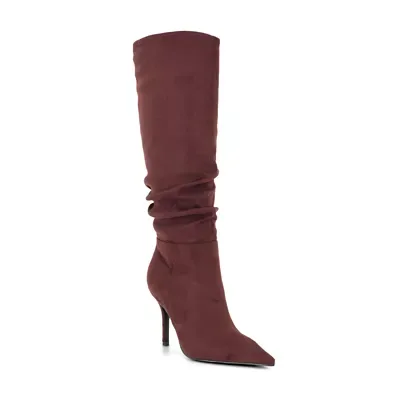 Giorah Pointed Toe Tall Shaft Slouch Dress Boots by Nine West