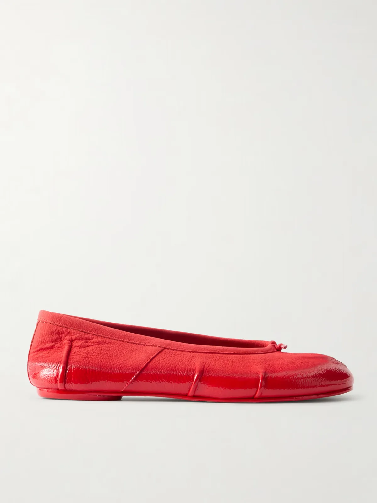 - Tabi Ballerina Split-toe Leather Flats -