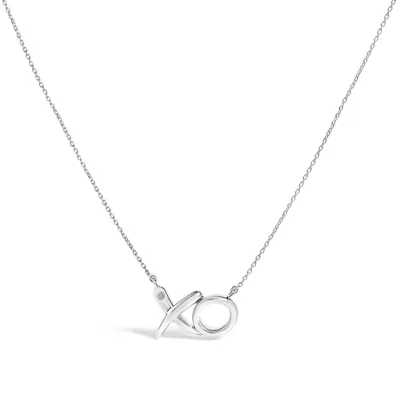 Diamond Accent XO Pendant Necklace, 18 In by Haus of Brilliance