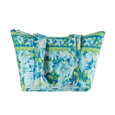 Sanibel Floral Cotton Quilted Tote Bag by C&f Home