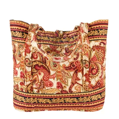 Verona Cotton Quilted Tote Bag 17 x 14 by C&f Home