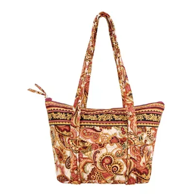 Verona Cotton Quilted Tote Bag 16 x 11 by C&f Home