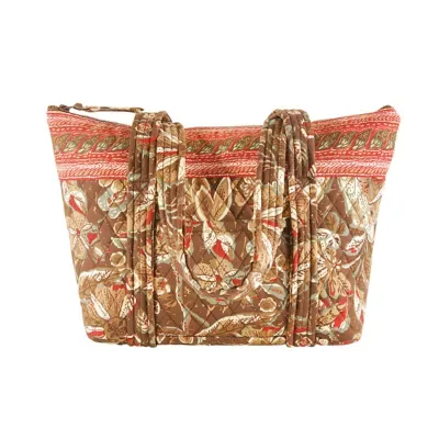Sedona Cotton Quilted Tote Bag by C&f Home