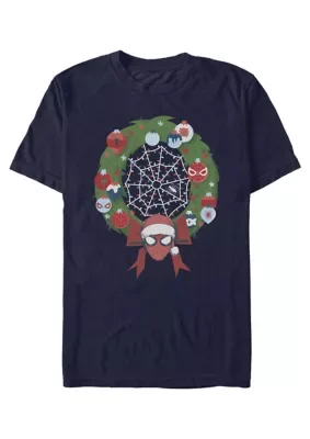 Christmas Wreath Graphic T-Shirt by Marvel