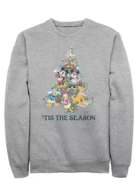 Tis the Season Graphic Crew Fleece Sweatshirt