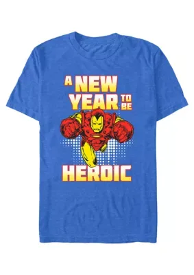 New Year Iron Man Graphic T-Shirt by Marvel