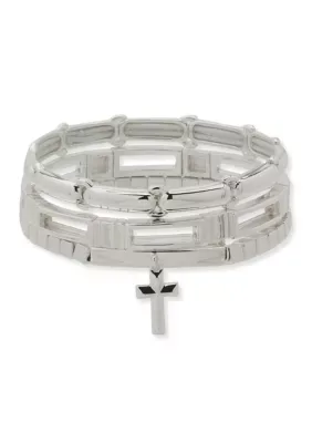 Faith Charm Stretch Bracelet Set by Nine West