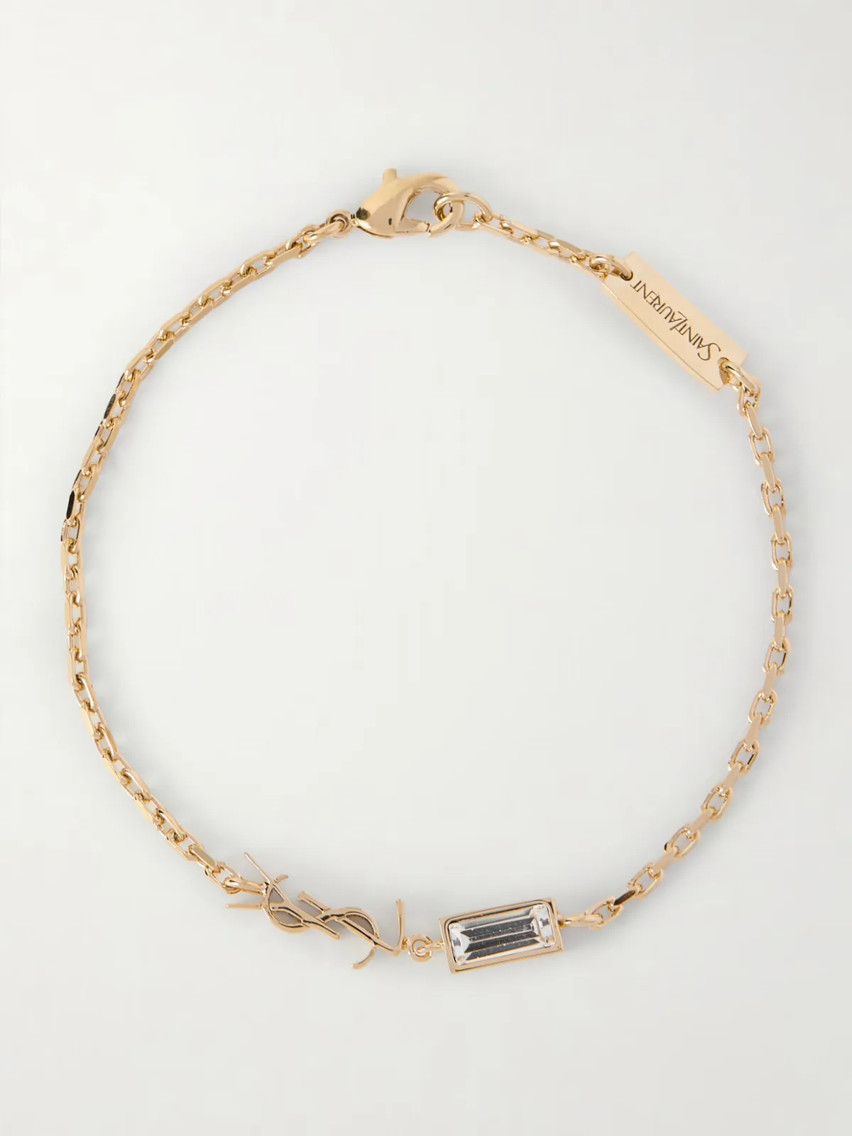 - Gold-tone And Crystal Bracelet -