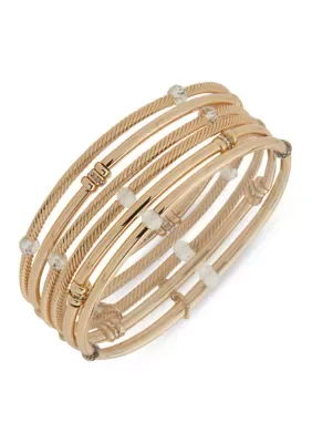 Crystal Bangle Bracelet Set by Nine West