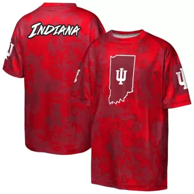 NCAA Indiana Hoosiers Off-Side Sublimated T-Shirt by Outerstuff