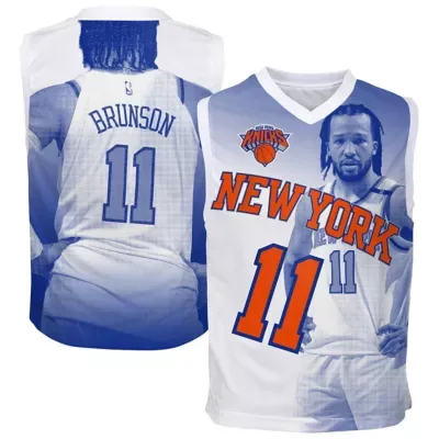 NBA Jalen Brunson New York Knicks Hometown Fashion Jersey by Outerstuff