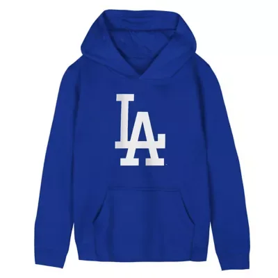 MLB Preschool Los Angeles Dodgers Primary Logo Fleece Hoodie by Outerstuff