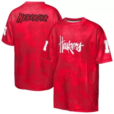 NCAA Nebraska Huskers Off-Side Sublimated T-Shirt by Outerstuff