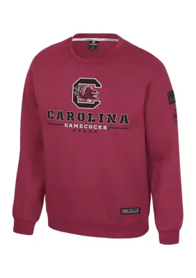 NCAA South Carolina Gamecocks Joint Base Graphic Crew Pullover by Colosseum