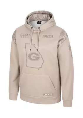 NCAA Georgia Bulldogs Fort Bliss Poly Hoodie by Colosseum