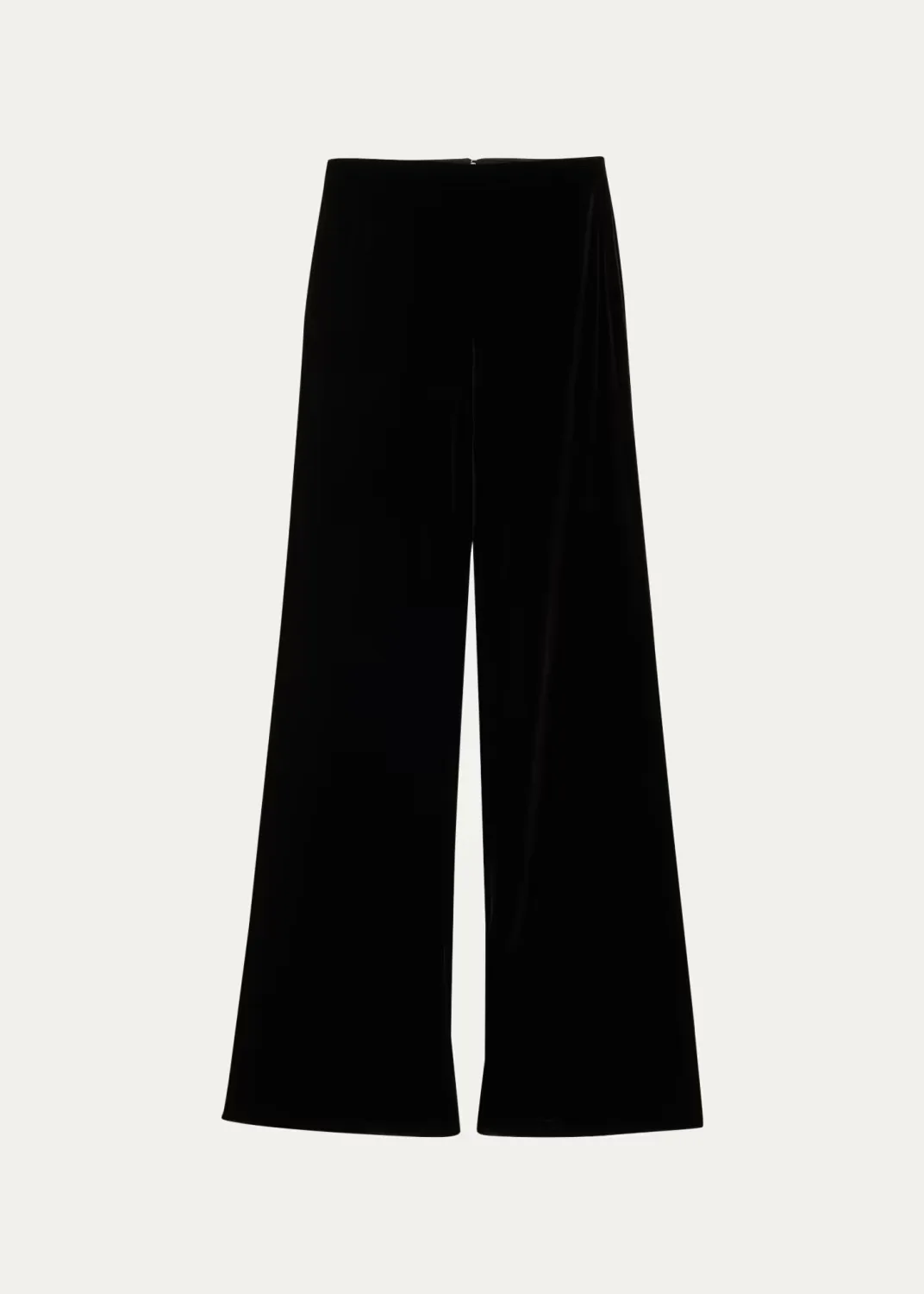 Mid-Rise Velvet Pants
