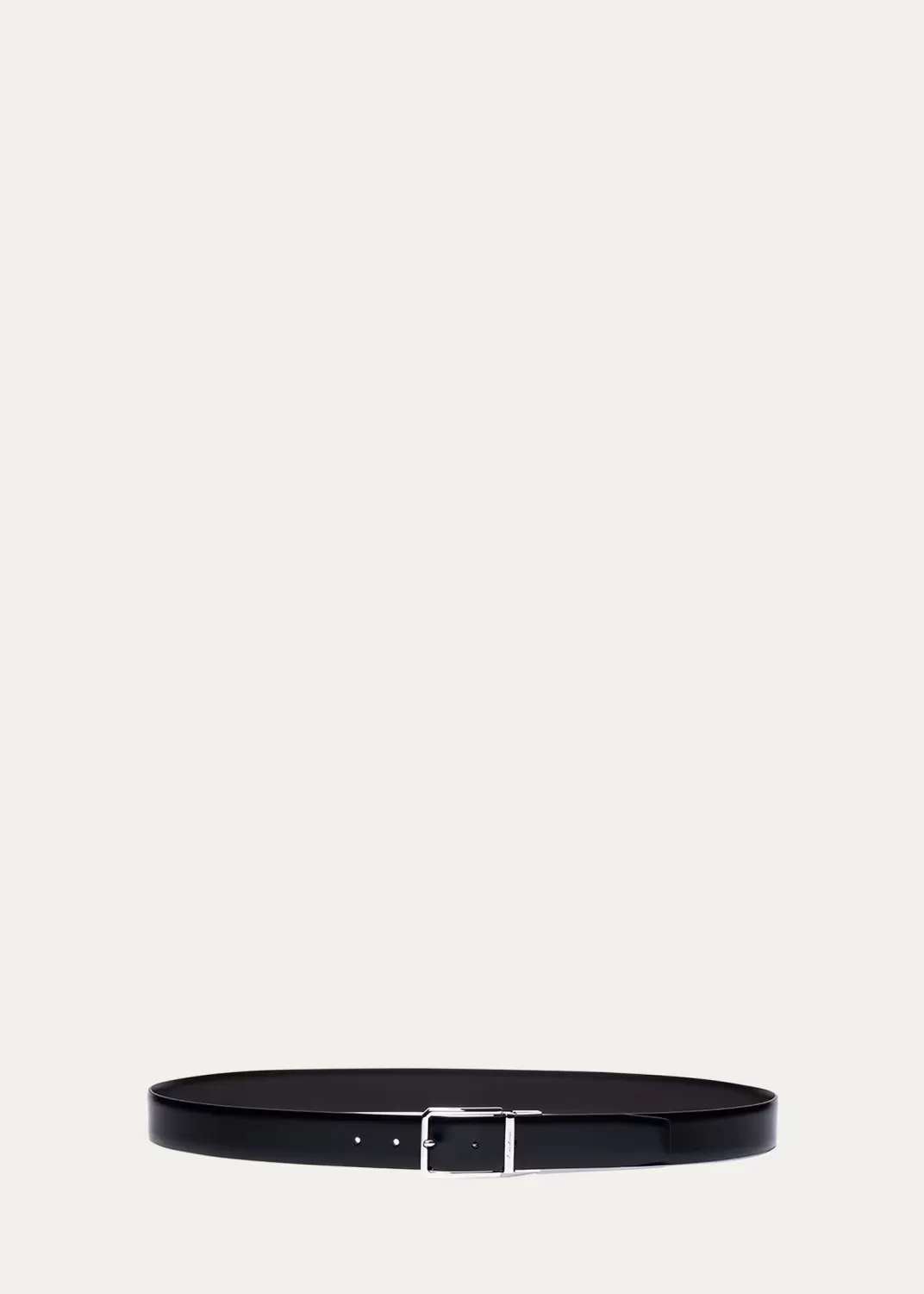 Smooth Leather Reversible Belt by Santoni