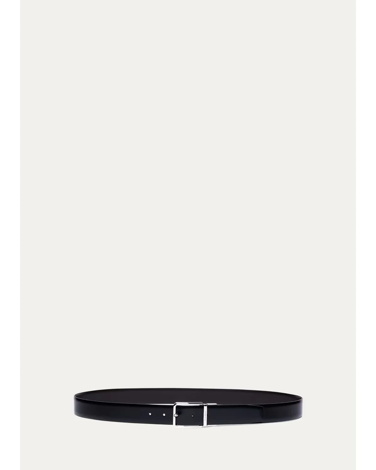 Smooth Leather Reversible Belt by Santoni