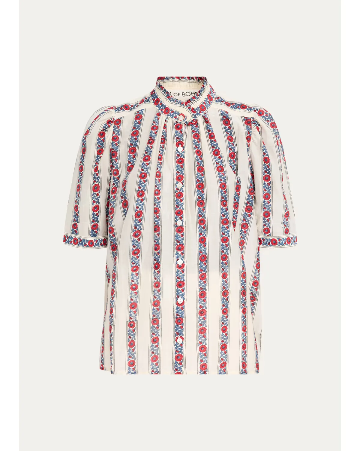 Winnie Roseband Puff-Sleeve Blouse by Alix of Bohemia