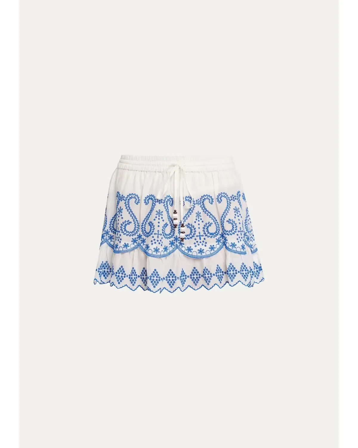Judith Embroidered Mini Skirt by Ramy Brook